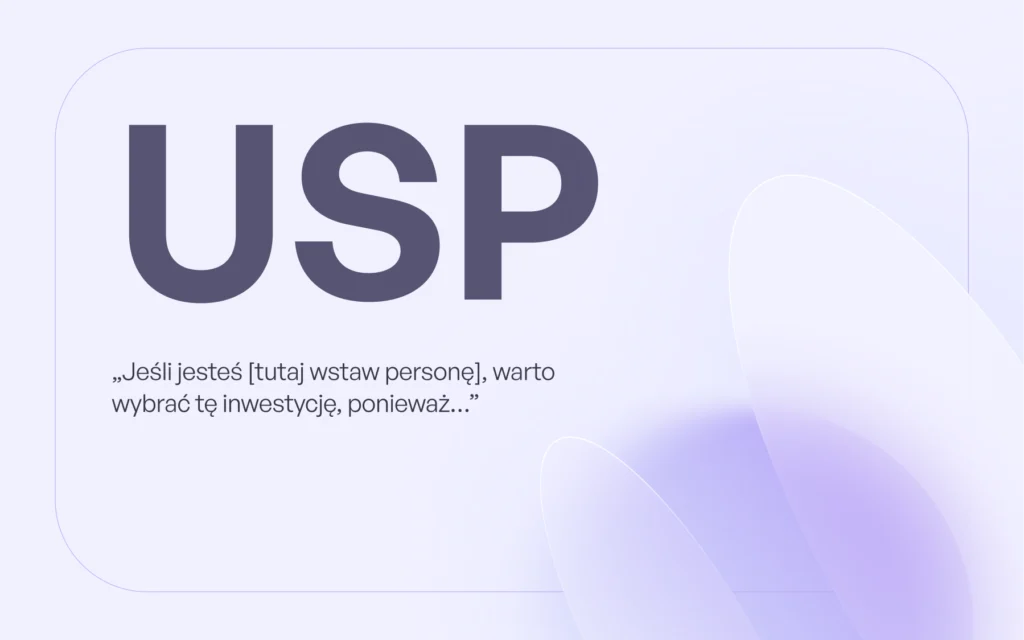USP inwestycji deweloperskiej dopasowane do persony zakupowej w kampanii reklamowej